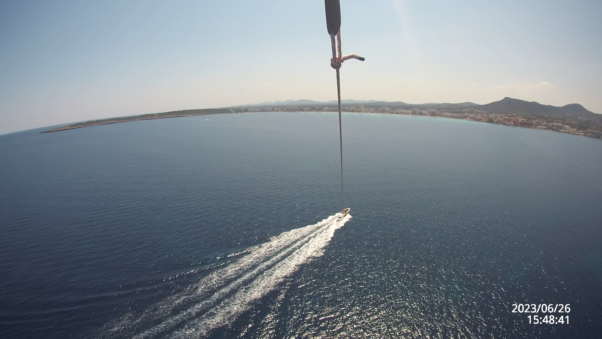 Parasailing in Cala Bona photo 3