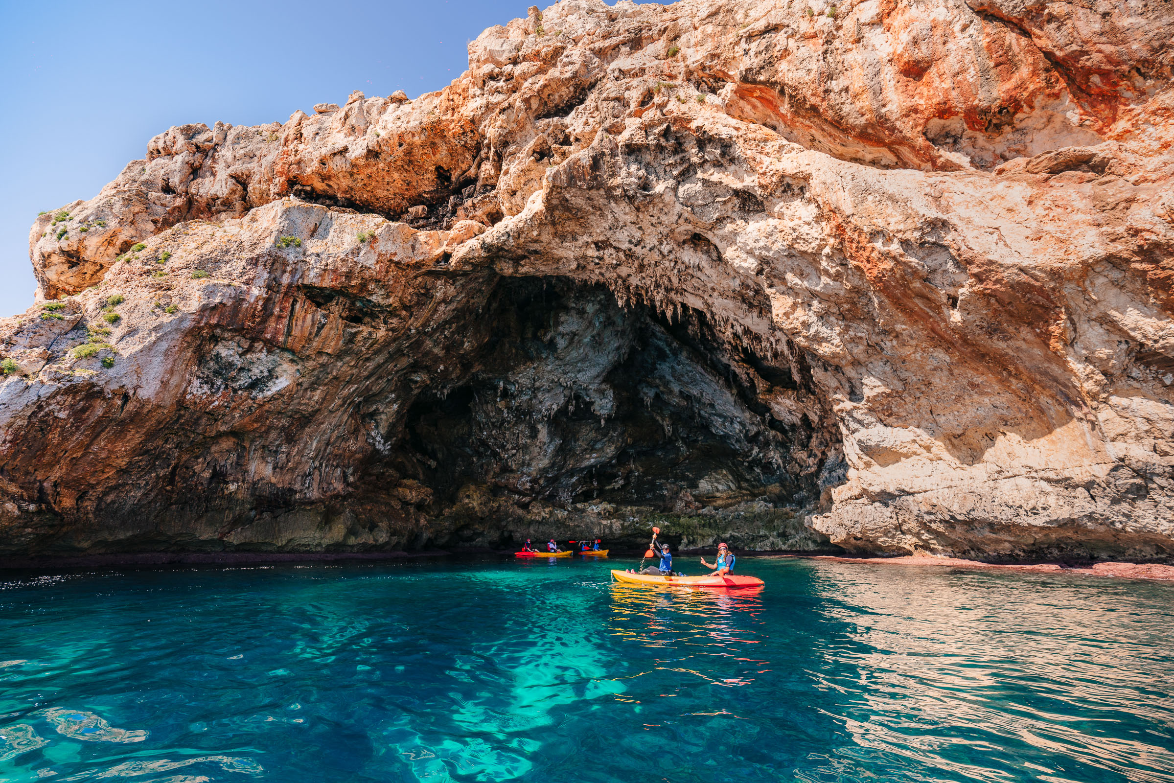 Kayaking & Paddleboarding in Cala Agulla