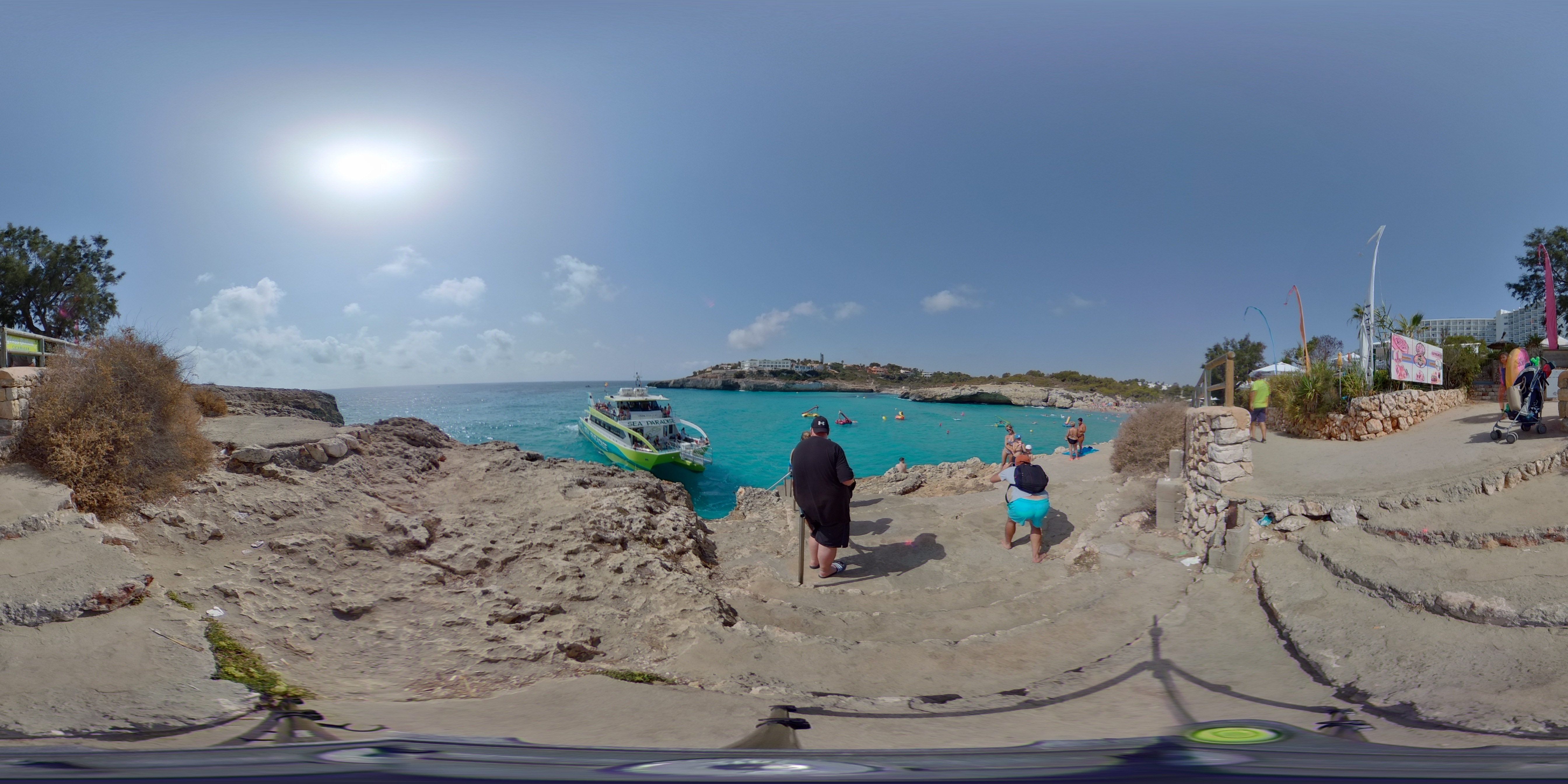 Glass Bottom Boat in Cala Mesquida photo 4