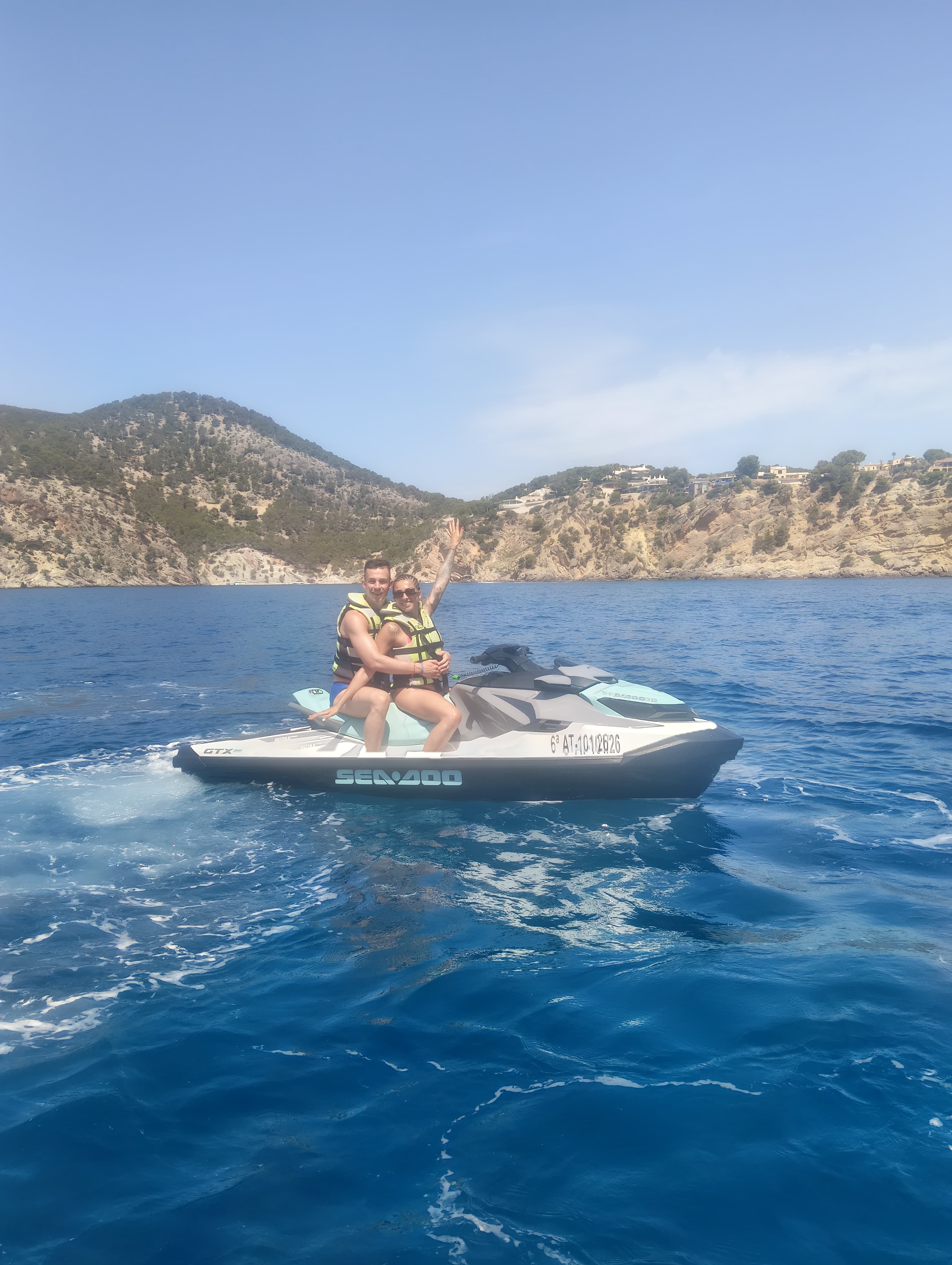 Flyboarding in Cala Blava photo 2