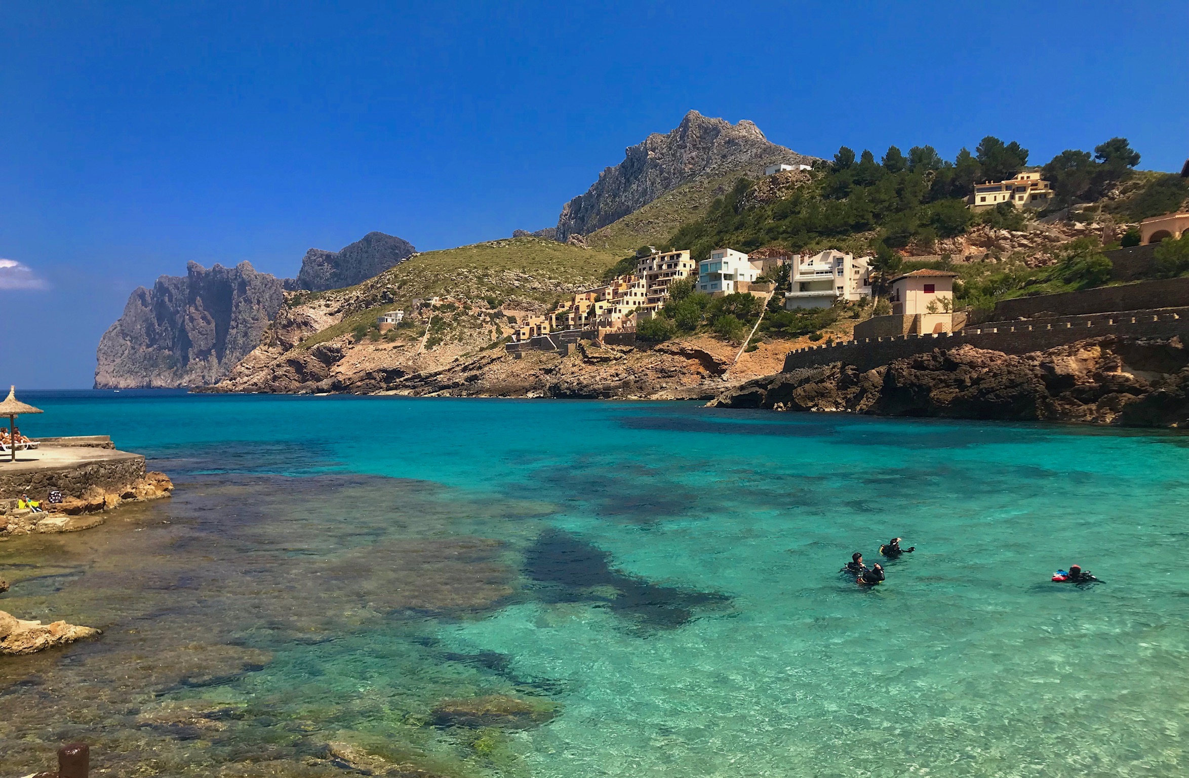 Freediving in Cala San Vicente