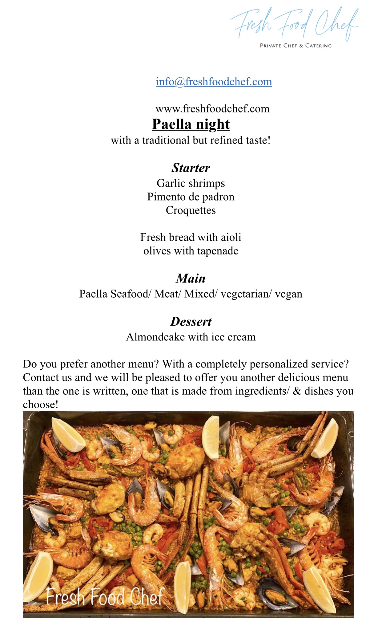 Private Chef in Cala San Vicente photo 2