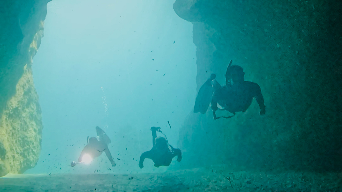 Freediving in C'an Pastilla