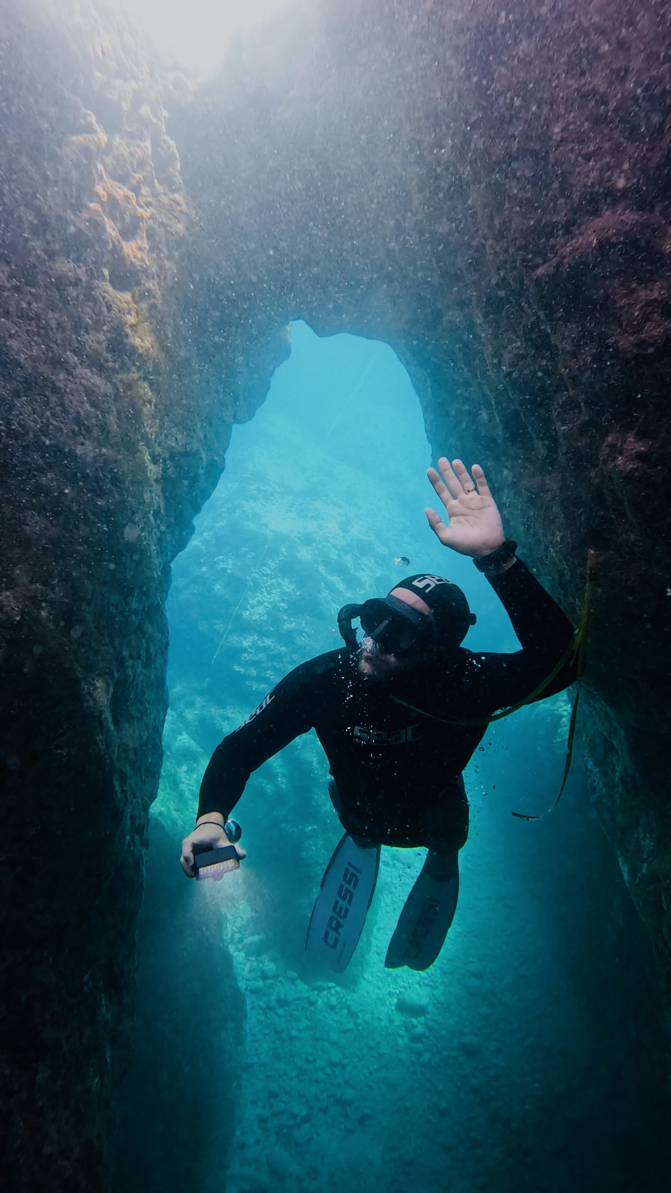 Freediving in Cala Blava photo 4