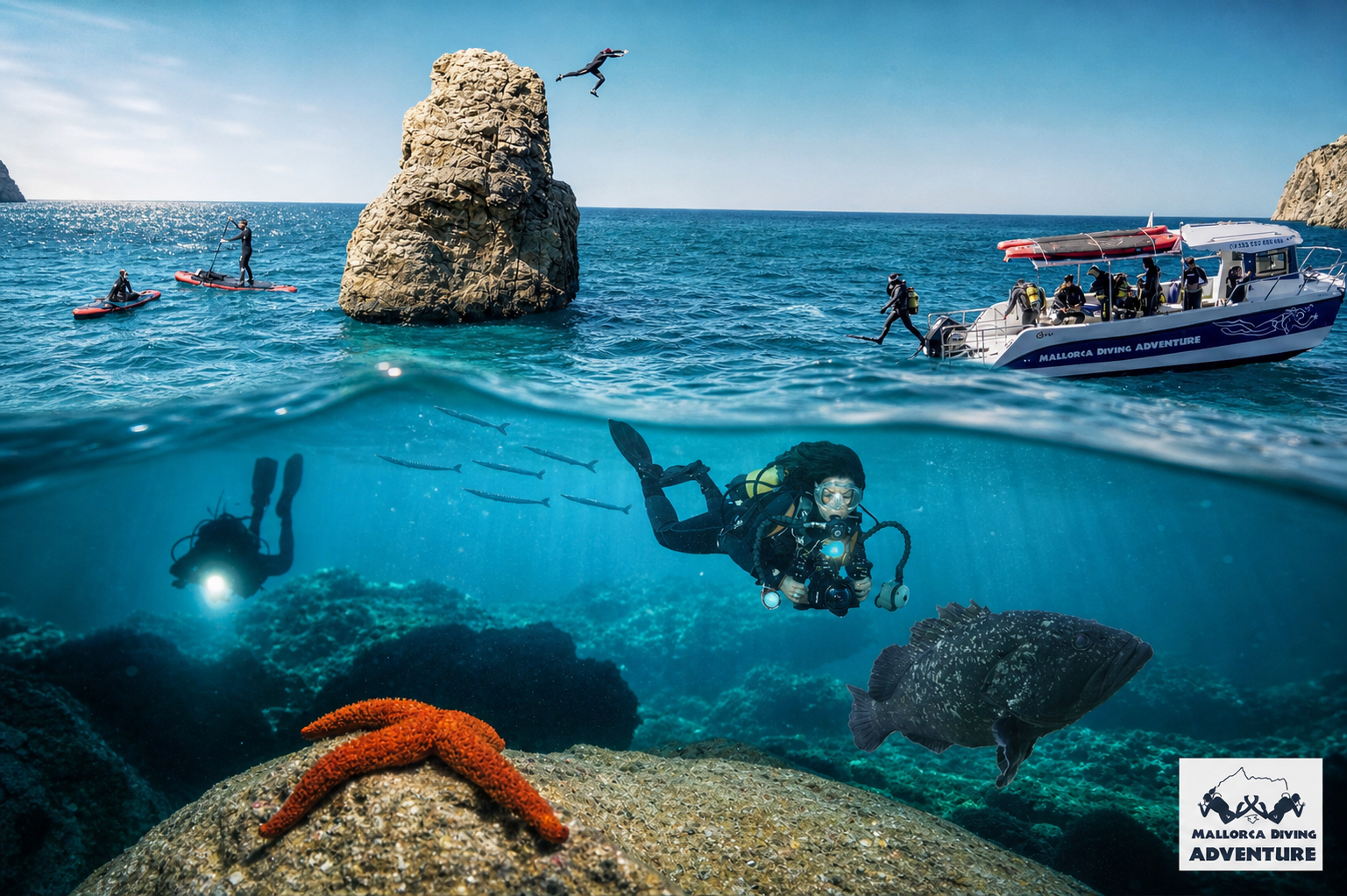 Freediving in Andratx