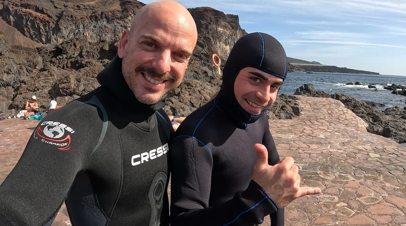 Freediving in Frontera