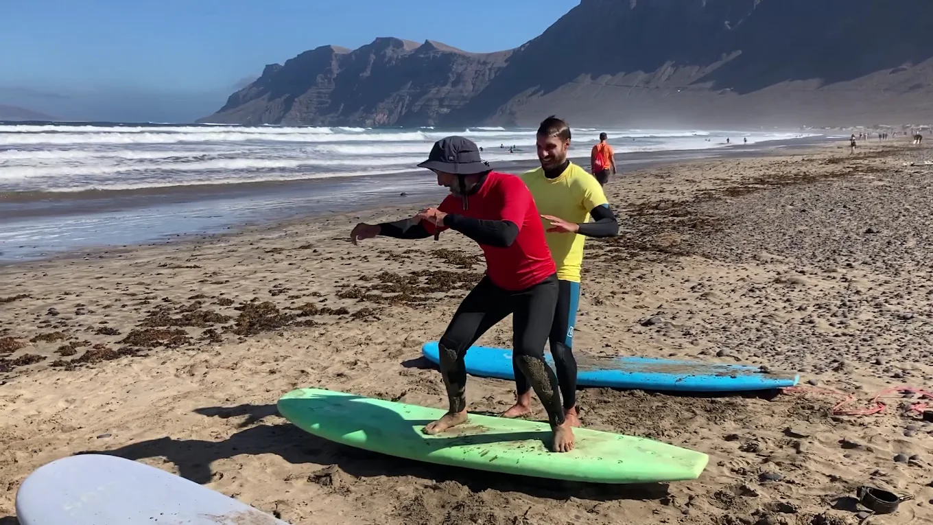 Surf Lessons in Puerto Calero