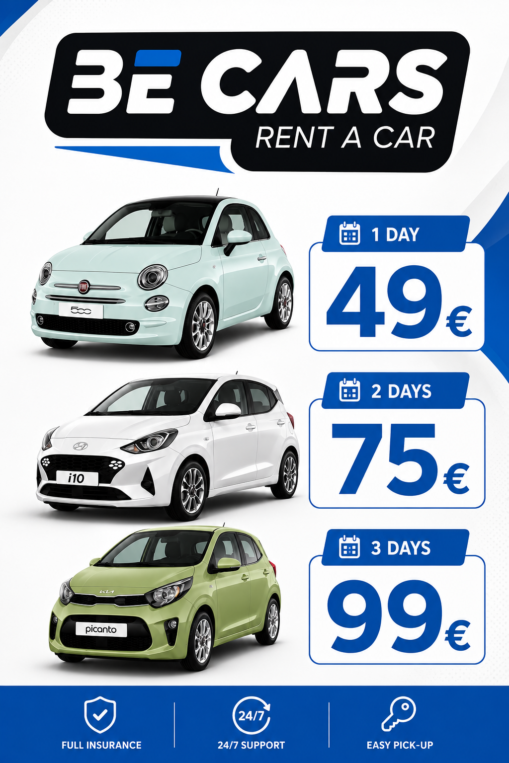 BeCars Rent a Car - Playa de Las Américas, Tenerife Sur