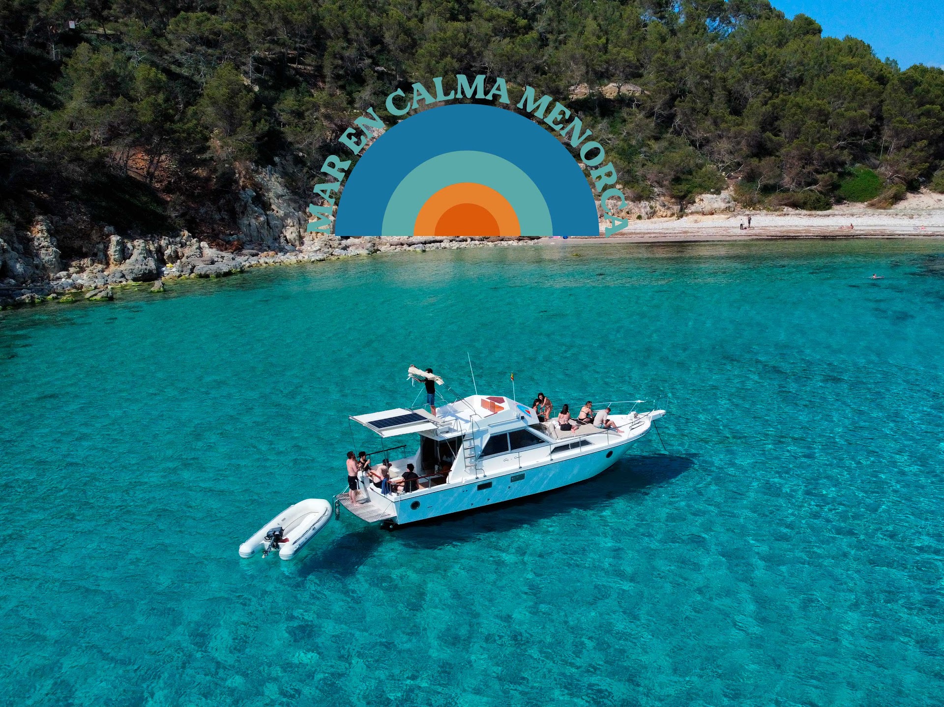 Mar en calma Menorca - Excursiones en barco Menorca desde Galdana