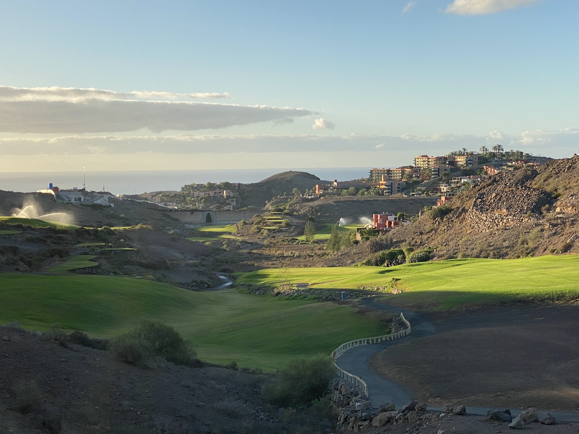 Eingang New Course Golfplatz